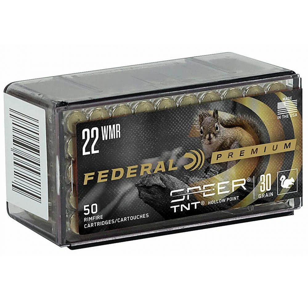 Federal Premium V-Shok Speer TNT .22 WMR
